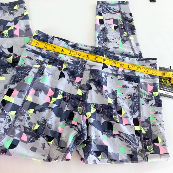 Athletic Works Leggings Gray with Graphic Design - size XL (14-16) Plus - NWT - Picture 6 of 13